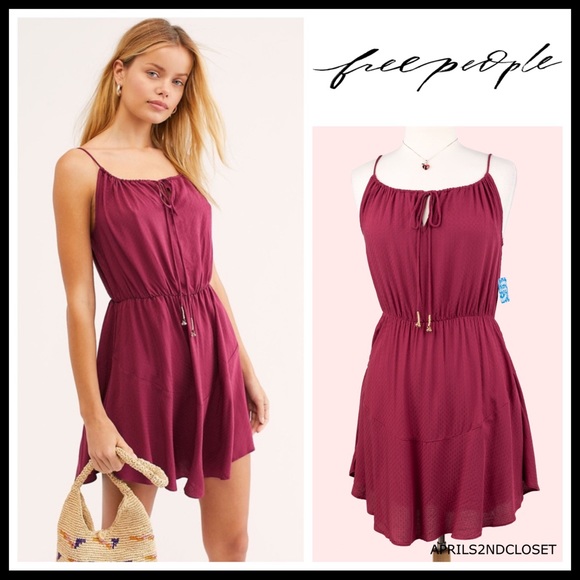 Free People Dresses & Skirts - FREE PEOPLE BOHO SLIP TANK SUN MINI DRESS A3C